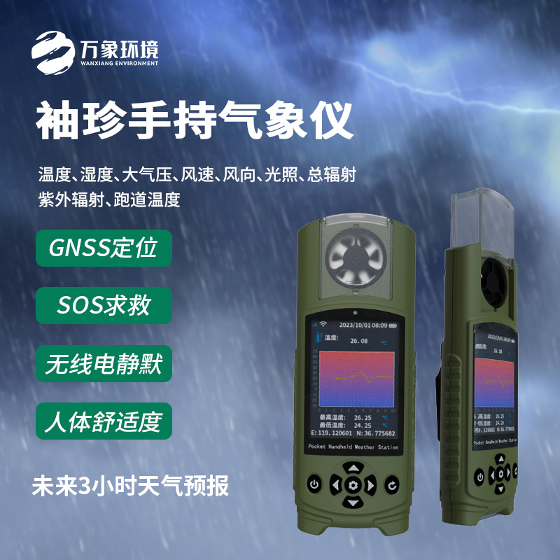 電子氣象儀可穿戴，方便實用！