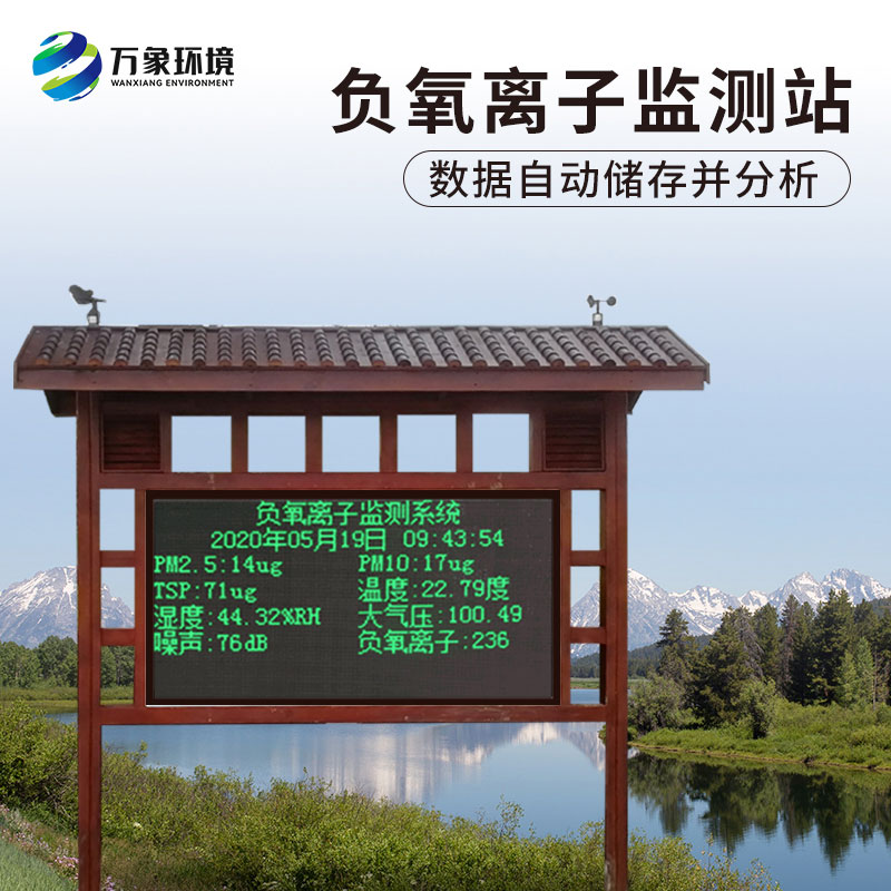 公園負氧離子監測站，既美觀，又實用！